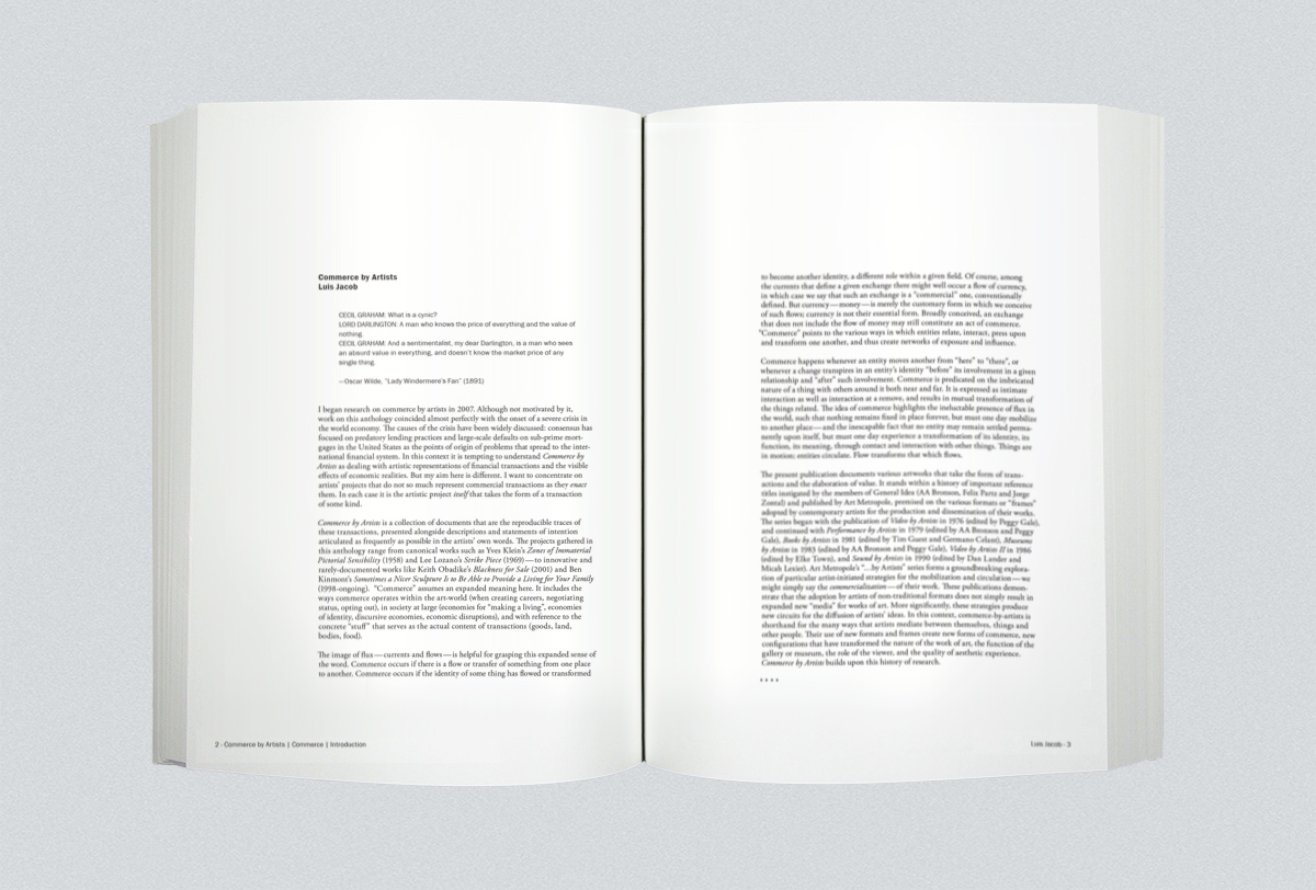 Commerce by Artists Introduction