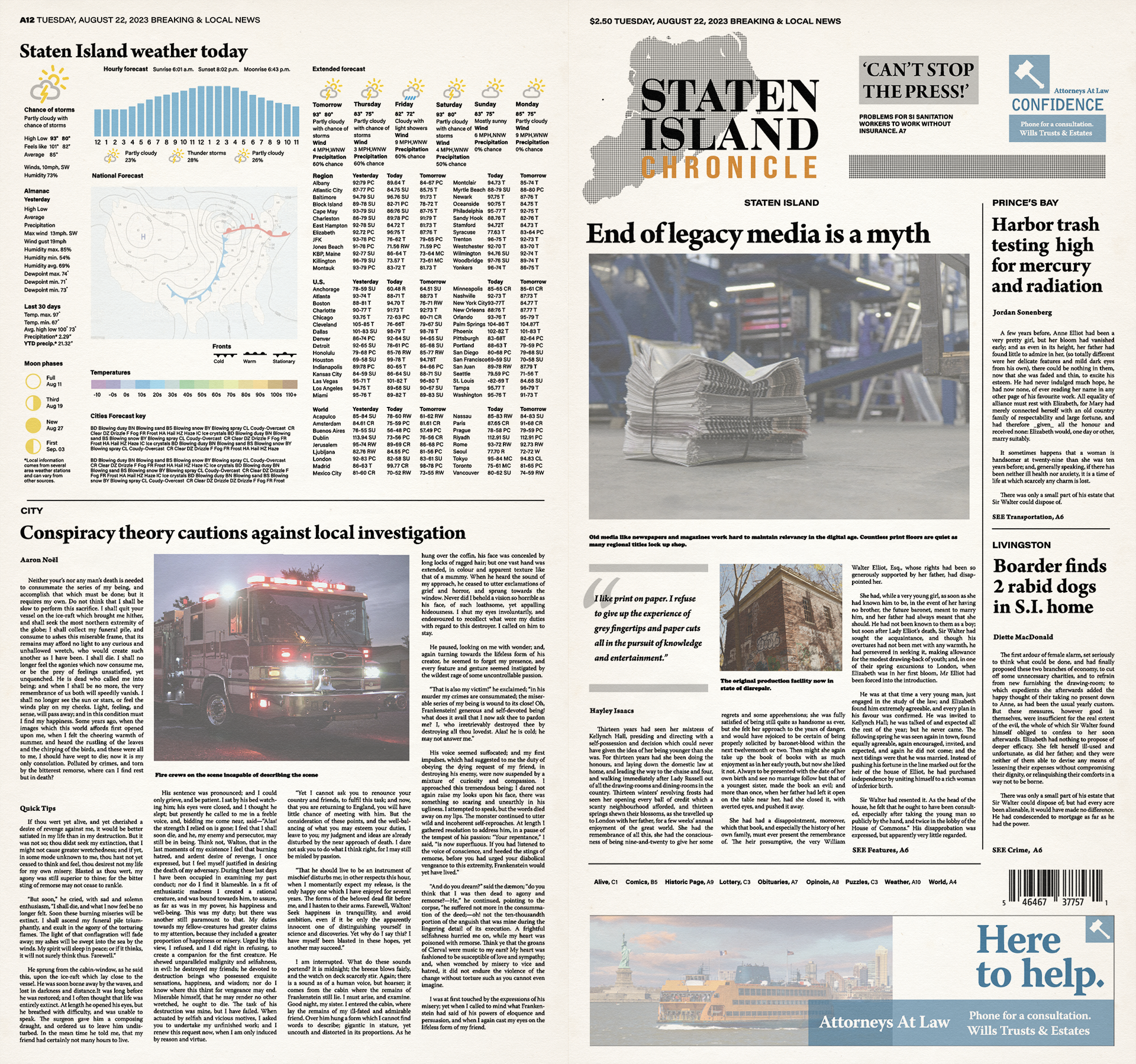 SI Chronicle Newspaper for WWDITS 1